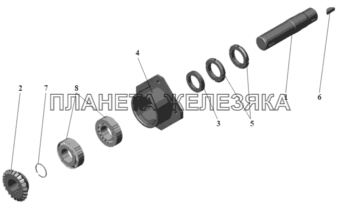 Вал ведущий 101-3426020 МАЗ-104 (2011)