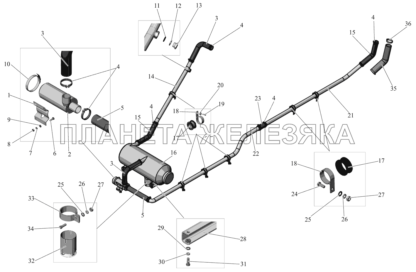 Установка подогревателя Нydronic L30 МАЗ-105 (2011)