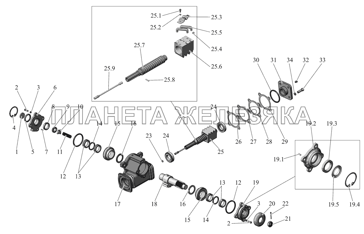 Механизм рулевой 64229-3401005-01 МАЗ-107 (2011)