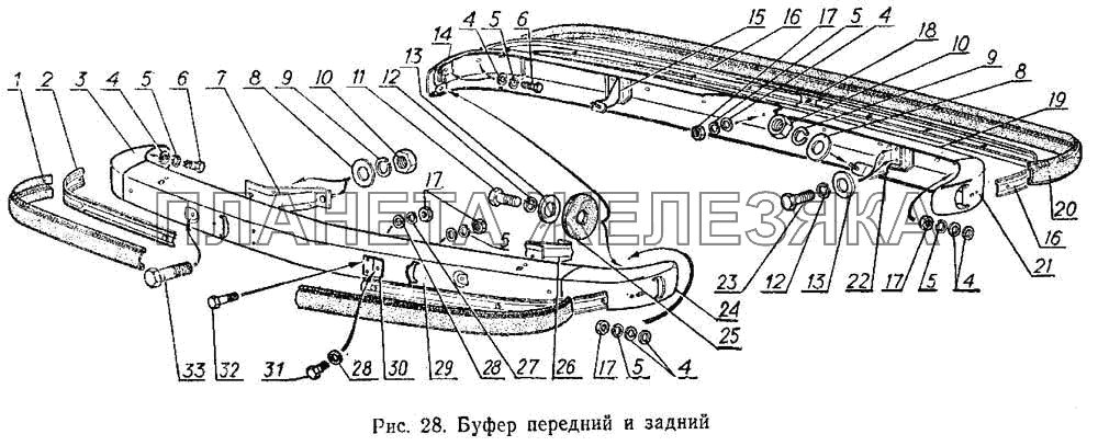 Газ 31029 передняя подвеска схема