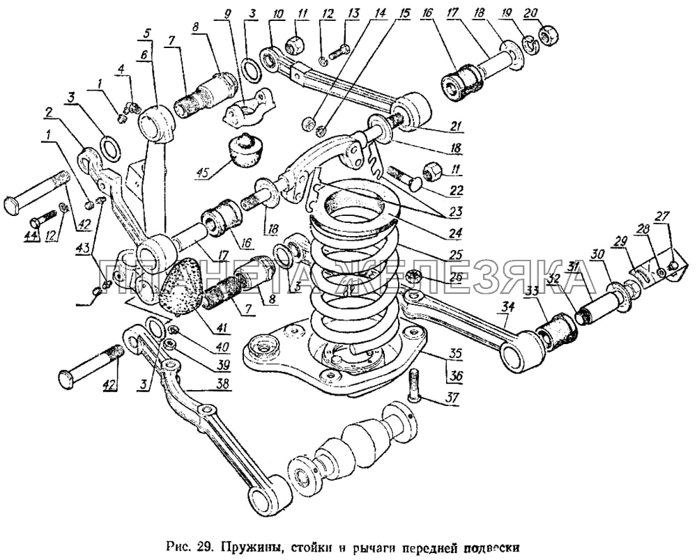 Замена пружины подвески ГАЗ-3110