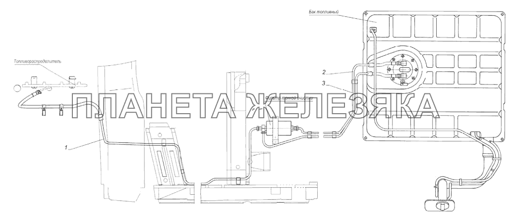 Установка топливных трубопроводов ГАЗ-31105 (дополнение)