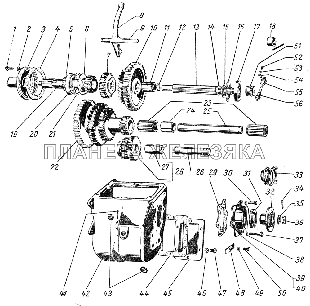 Коробка передач ГАЗ-51 (63, 93)