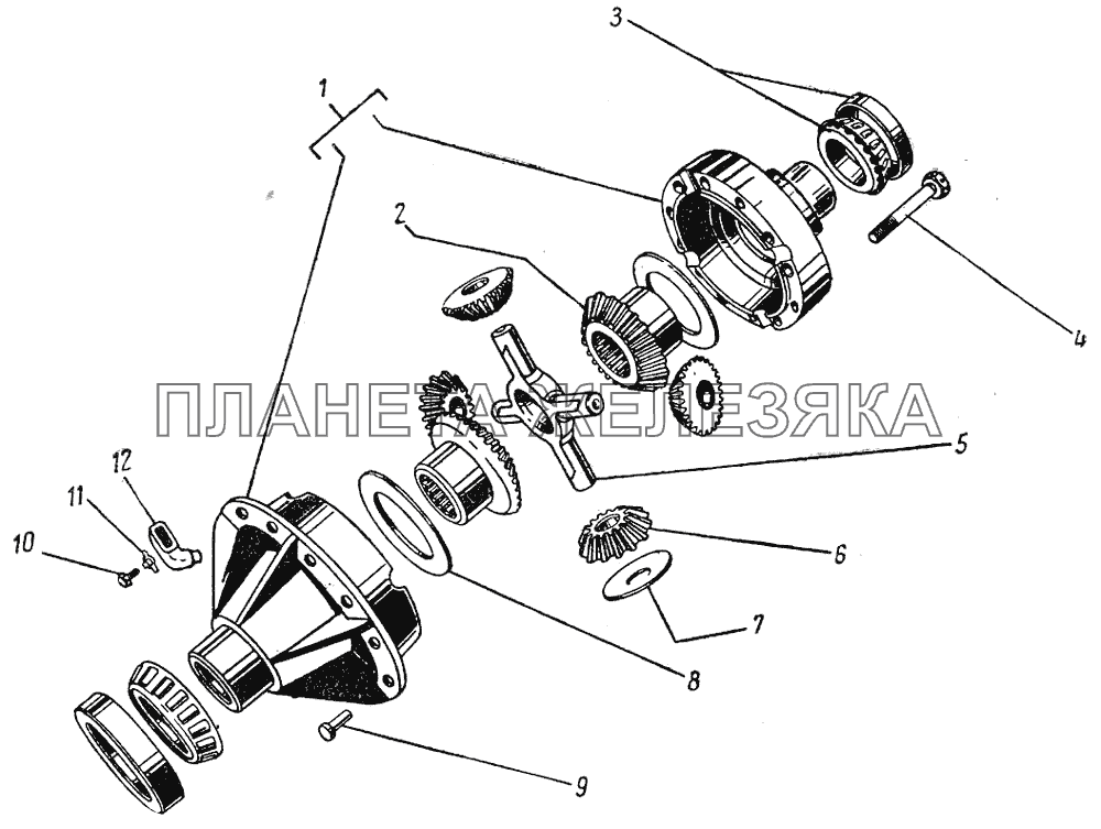 Дифференциал ГАЗ-51 (63, 93)