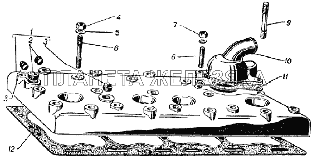 Головка цилиндров ГАЗ-69