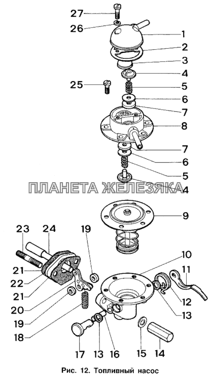 Топливный насос ИЖ 2717