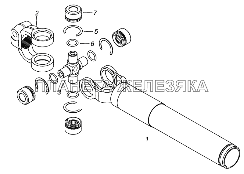 5308-3422014-10 Шарнир с втулкой КамАЗ-4308 (Евро 4)