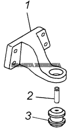 Кронштейн передней опоры КамАЗ-43118