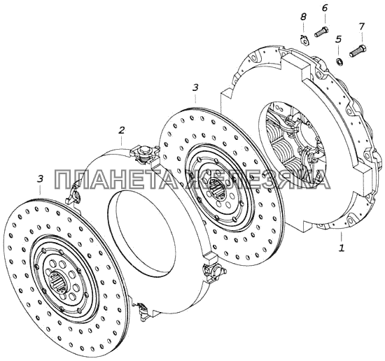 Сцепление КамАЗ-43114