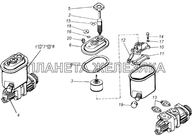 Насос рулевого усилителя (Вариант замены 4310-3407200-01) КамАЗ-43118