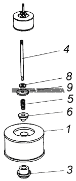 Фильтр насоса гидроусилителя руля КамАЗ-4326 (каталог 2003г)
