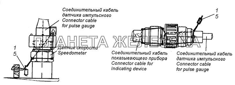 6520-3840002-50 Пломбировка датчика скорости КамАЗ-43253, 43255 (Евро-4)