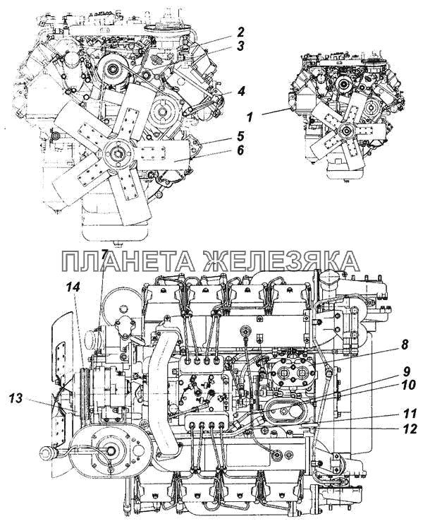 Двигатель КамАЗ-4326