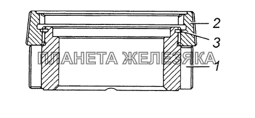 161.1701114 Шестерня четвертой передачи вторичного вала в сборе КамАЗ-5350 (6х6)