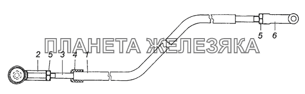 54115-1108040 Толкатель в сборе КамАЗ-63501 8х8