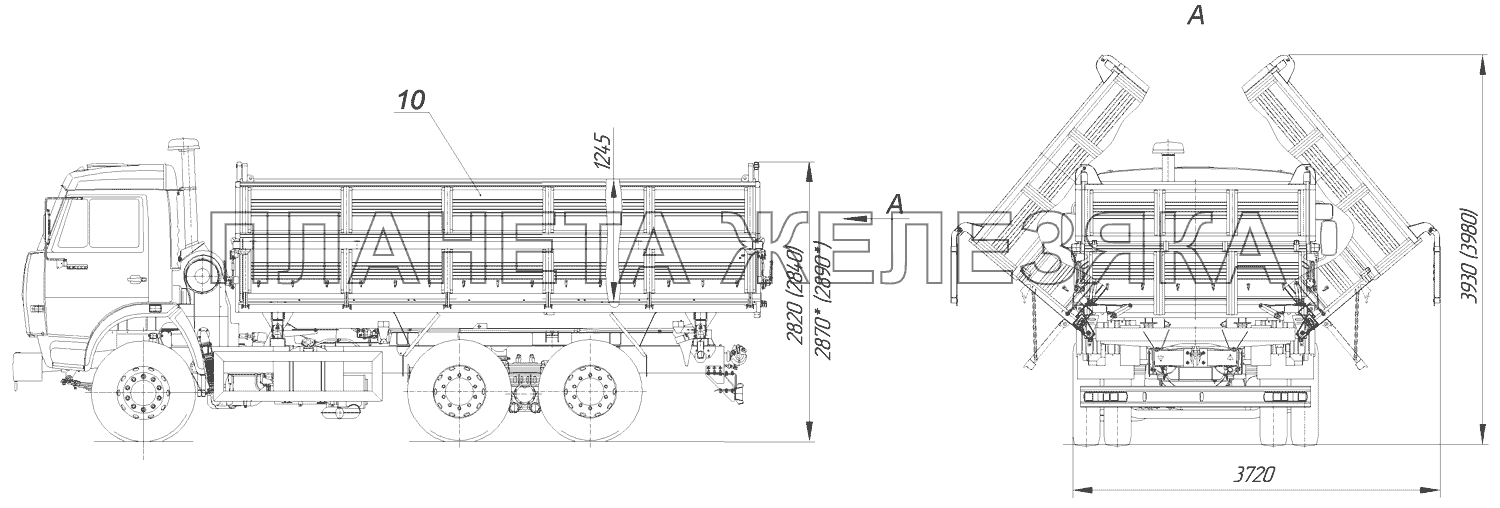 45143-0000012-15 Автомобиль-самосвал КАМАЗ-45143 КамАЗ-45143