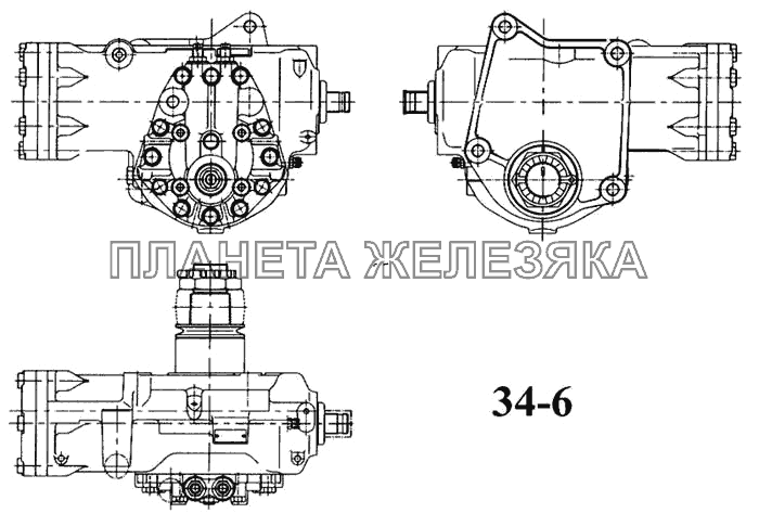 Рулевой механизм формы РРТ КамАЗ-5297