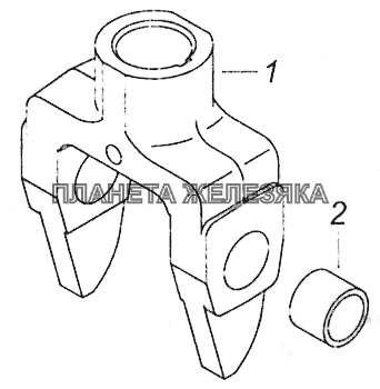 4308-1703494 Вилка со втулками КамАЗ-5308 (Евро 4)