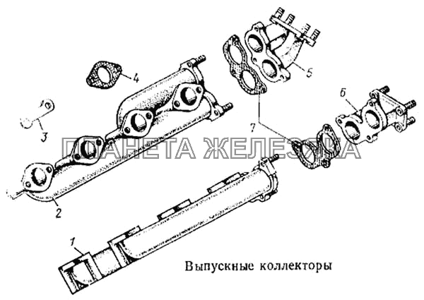 Выпускные коллекторы КамАЗ-5315