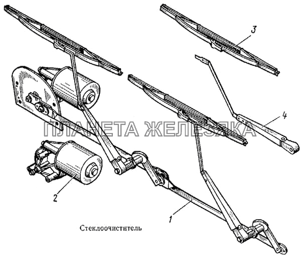 Стеклоочиститель КамАЗ-5315