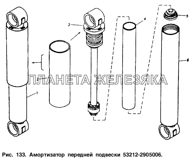 Амортизатор передней подвески Общий (см. мод-ции)