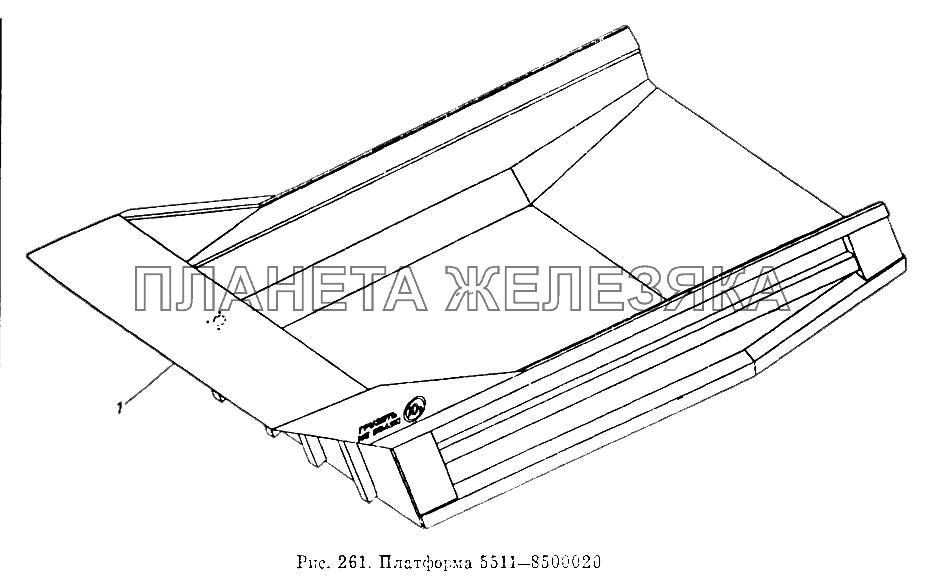 Платформа 5511-8500020 КамАЗ-54112