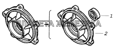 Корпус заднего подшипника КамАЗ-53228, 65111