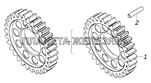 Шестерня коленчатого вала КамАЗ-5360