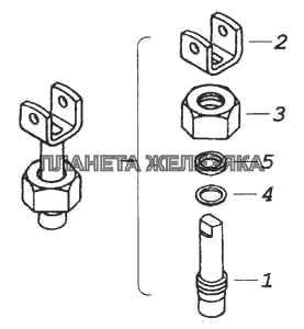 Пробка крана КамАЗ-5360