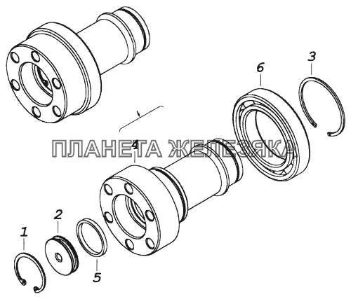 Вал отбора мощности КамАЗ-5460