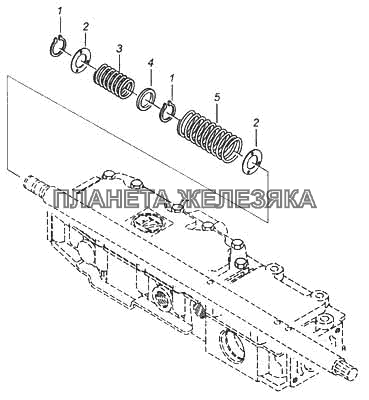Комплект пружин КамАЗ-5460