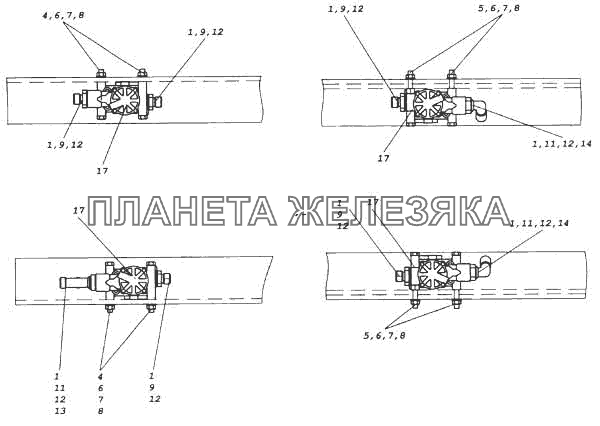 Установка модуляторов АБС КамАЗ-5460