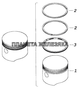 Поршень в сборе КамАЗ-5460