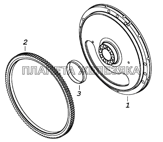 Маховик КамАЗ-5460 (каталог 2005 г.)