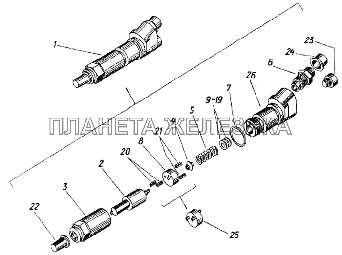 Форсунка камаз 65115