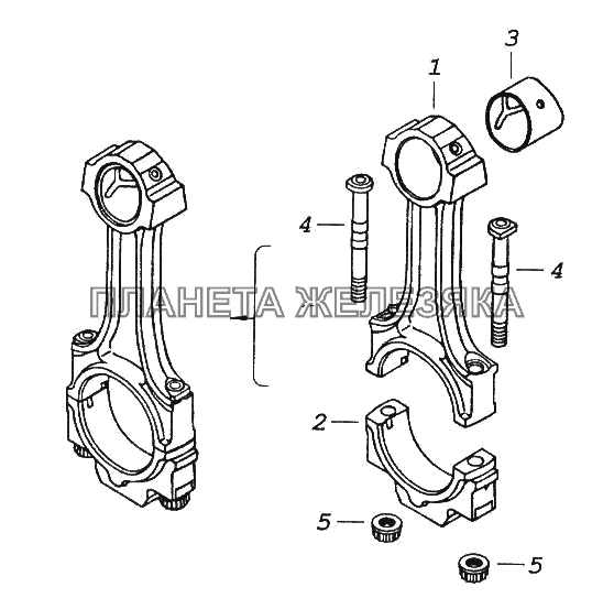Шатун КамАЗ-65116
