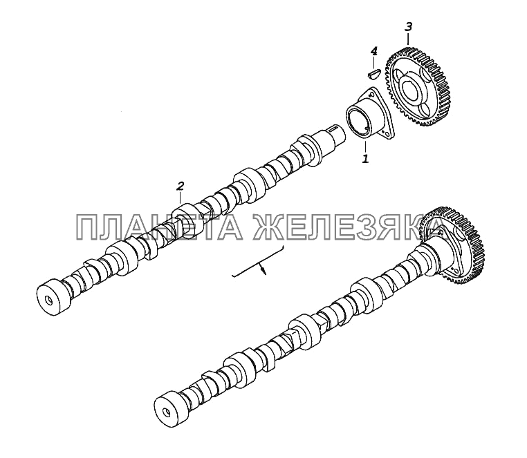Распределительный вал КамАЗ-65116