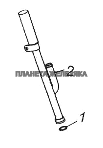 Трубка указателя уровня с кольцом КамАЗ-65116