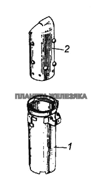 Труба наливная топливного бака с выдвижной трубой КамАЗ-65116