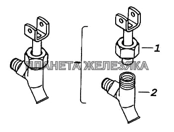 Кран сливной системы охлаждения КамАЗ-65116