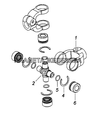 Шарнир карданный КамАЗ-65116