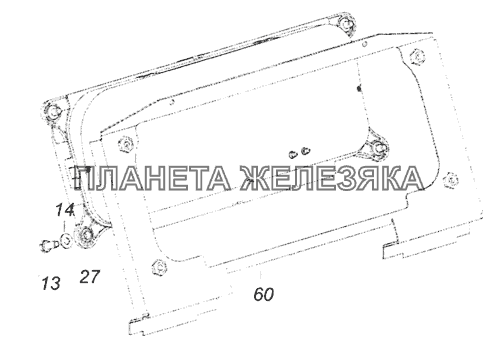 5308-3805010 Щиток приборов КамАЗ-6520 (Euro-4)