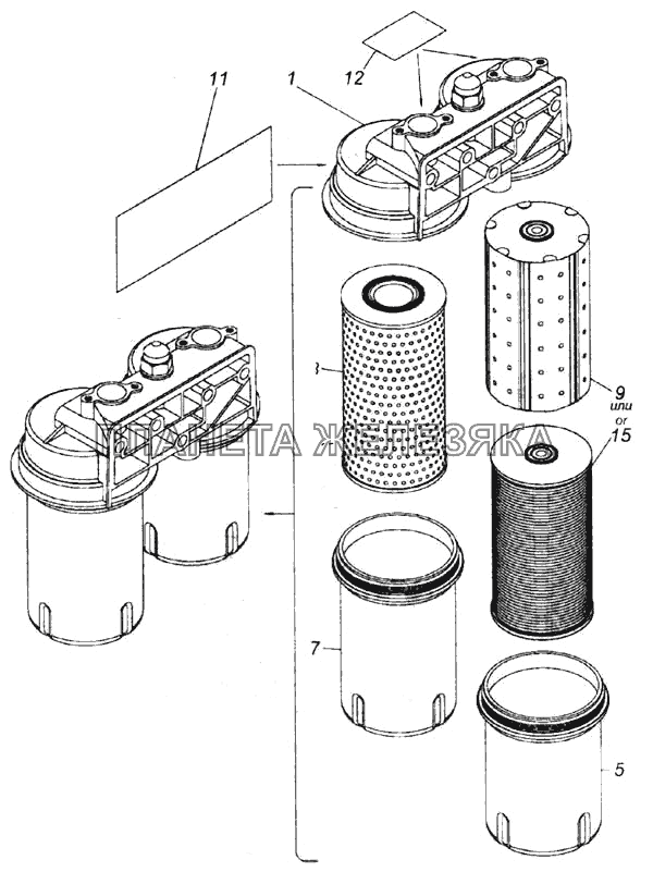 Фильтр очистки масла КамАЗ-6520