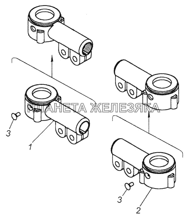 Наконечники тяги рулевой трапеции КамАЗ-6520