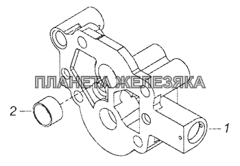 740.11-1011019-01 Крышка масляного насоса КамАЗ-65201 Евро 2-3