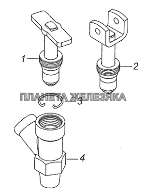 5320-8105010 Кран сливной КамАЗ-65201 Евро 2-3