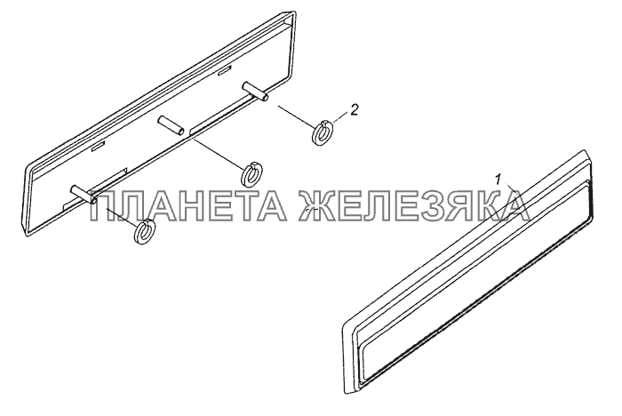 6520-8212008-01 Установка заводских боковых знаков КамАЗ-6522 (Евро-4)