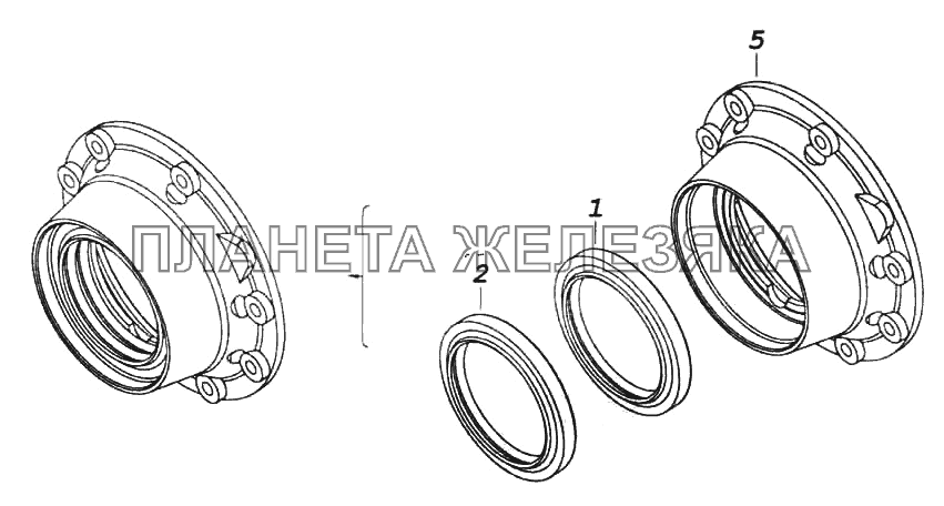 Крышка подшипника КамАЗ-6522