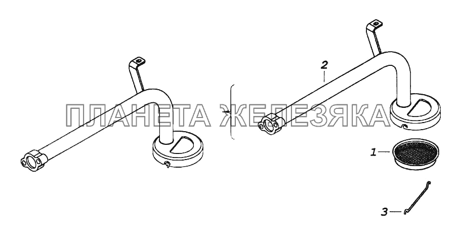 Маслозаборник КамАЗ-6522