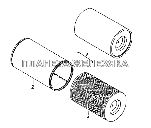 Элемент фильтрующий с предочистителем КамАЗ-65226